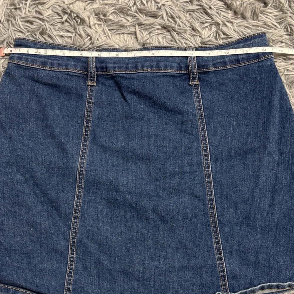 Altar'd State Denim Button-Front Mini Skirt - Picture 14 of 16